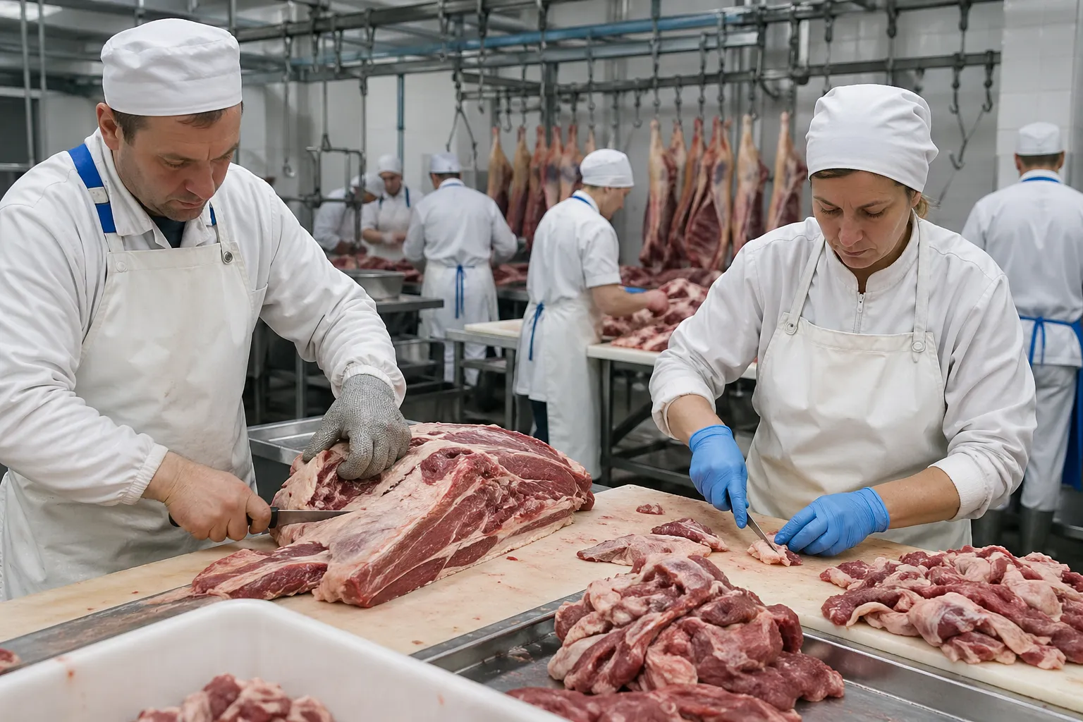 Обвальщик Мясной продукции. Вахта