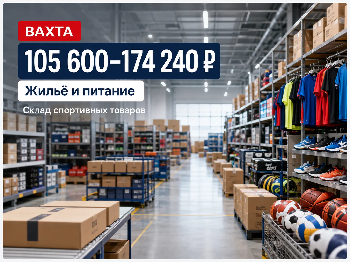 Комплектовщик на склад спортивных товаров