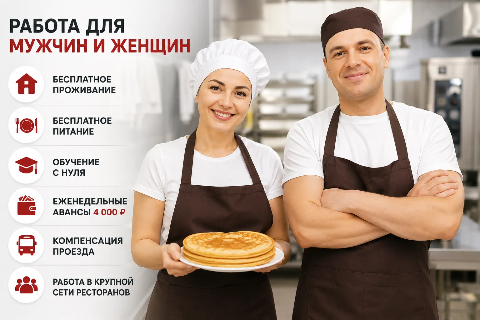 Работник Кухни Без Опыта